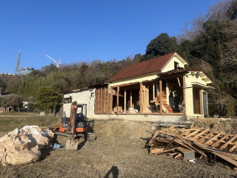 高槻市　木造平屋建　解体工事サムネイル